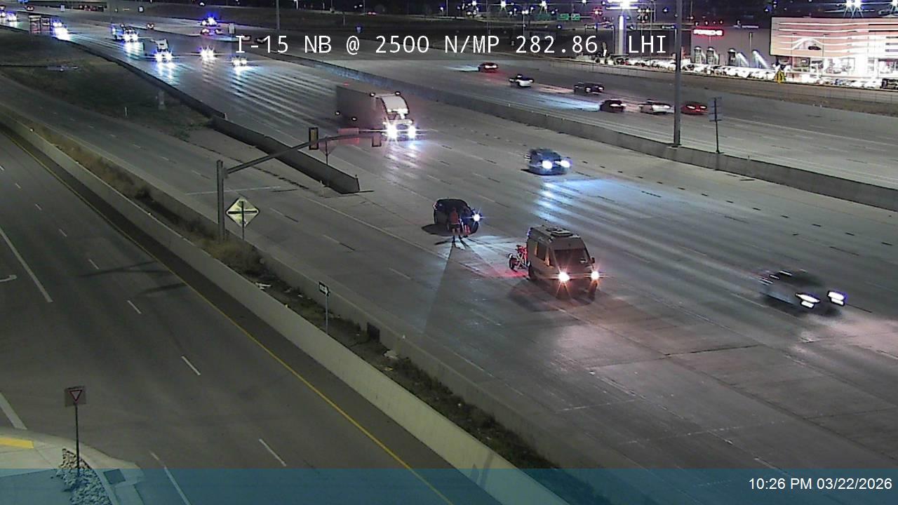 I-15 NB @ 2500 N / MP 282.86, LHI live webcam