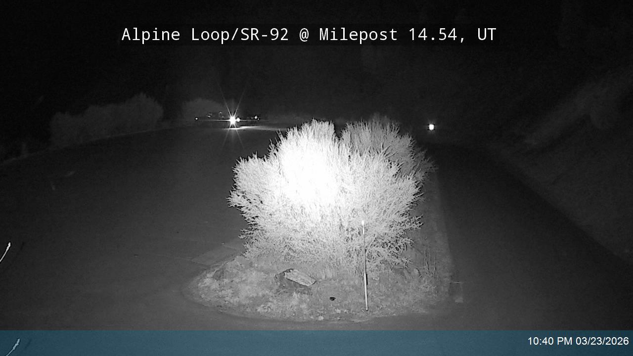 Alpine Loop / SR-92 @ Milepost 14.54, UT live webcam