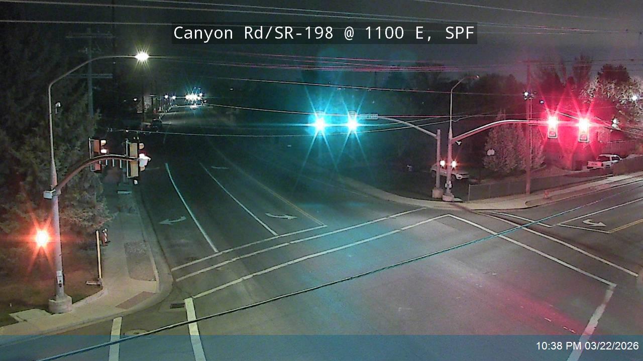 Canyon Rd / SR-198 @ 1100 E, SPF live webcam