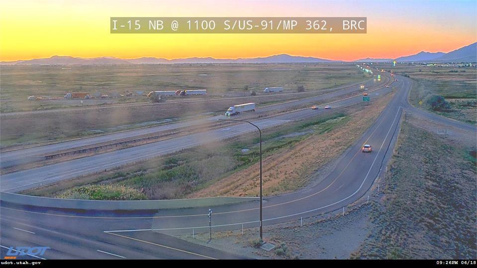 I-15 NB @ 1100 S / US-91 / MP 362, BRC