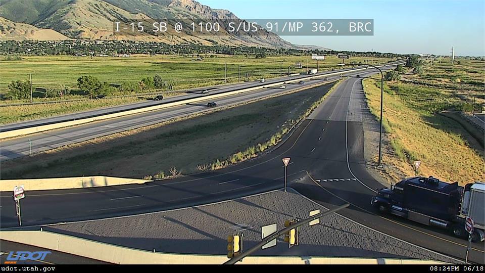 I-15 SB @ 1100 S / US-91 / MP 362, BRC