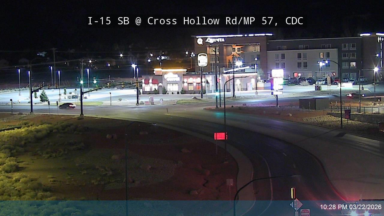 I-15 SB @ Cross Hollow Rd / MP 57, CDC live webcam