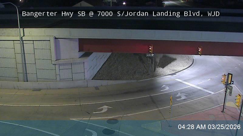 Bangerter Hwy / SR-154 SB @ 7000 S / Jordan Landing Blvd, WJD live webcam