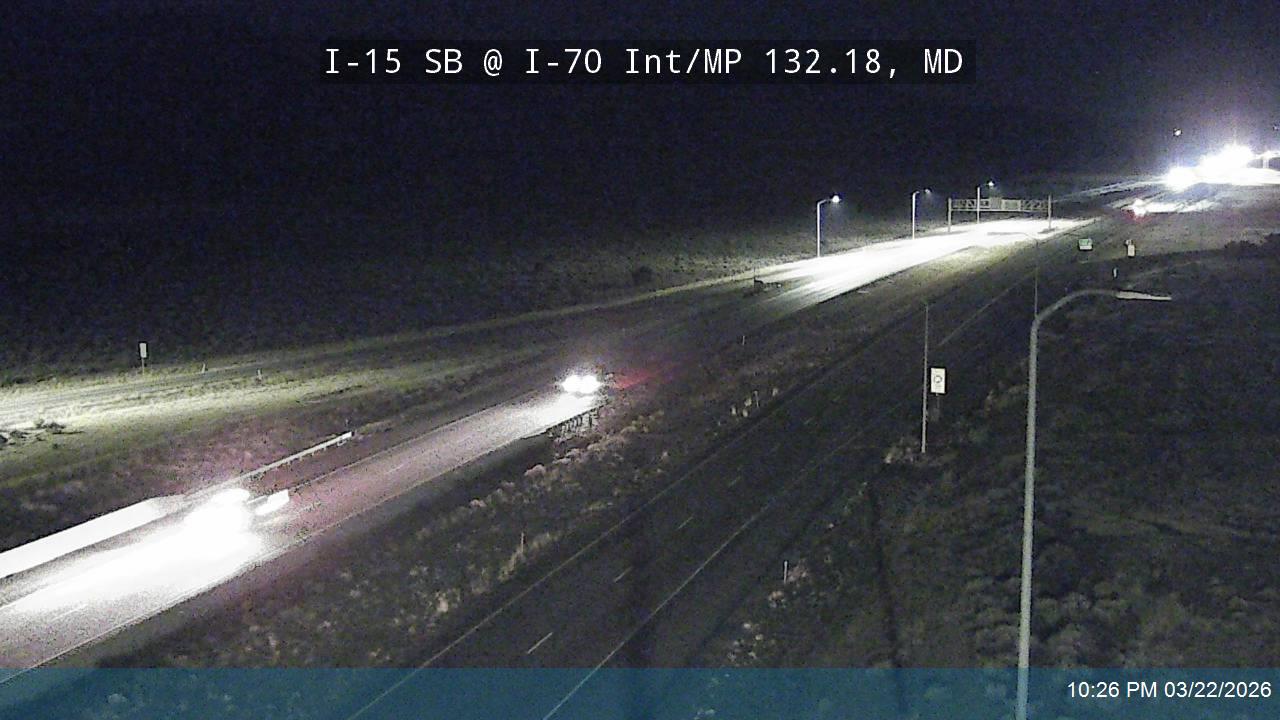 I-15 SB @ I-70 Interchange / MP 132.18, MD live webcam