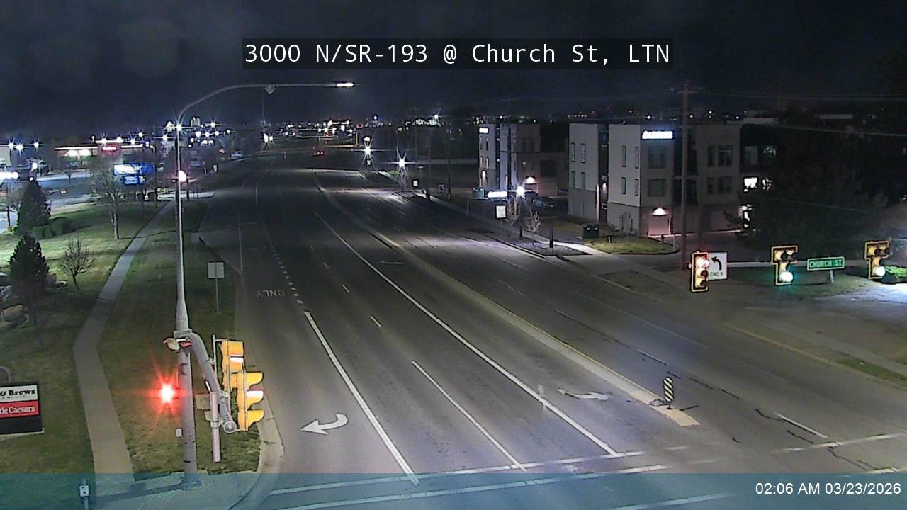 3000 N / SR-193 @ Church St, LTN live webcam