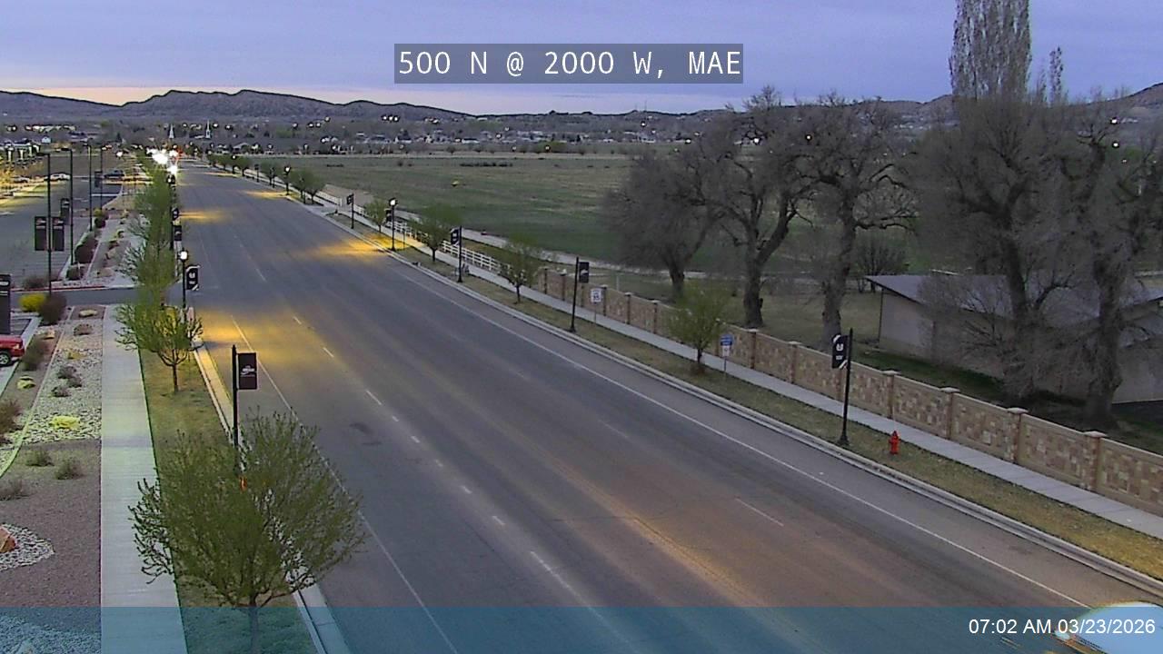 500 N / SR-121 @ 2000 W / Aggie Blvd / MP 38.32, MAE live webcam