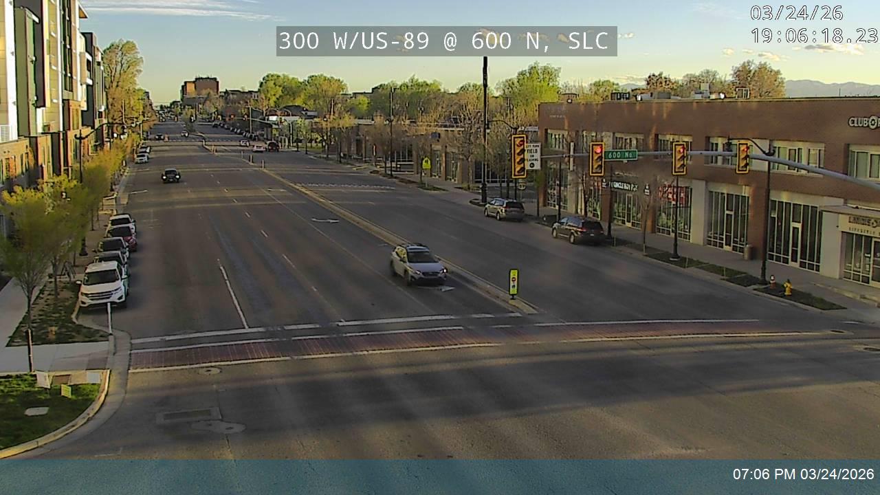 300 W / John Stockton Dr / US-89 @ 600 N / SR-268, SLC live webcam