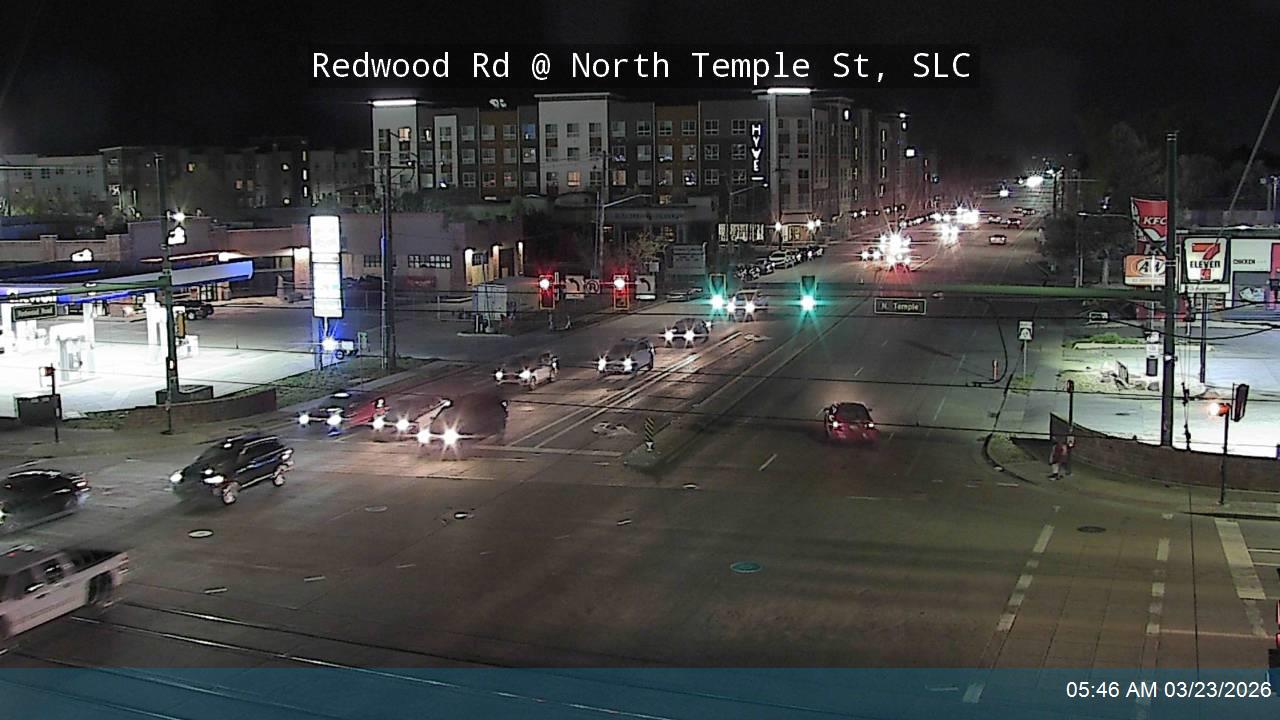 Redwood Rd / SR-68 @ North Temple St, SLC live webcam