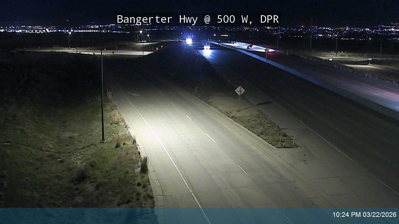 Bangerter Hwy / SR-154 @ 500 W / MP 1.25, DPR live webcam