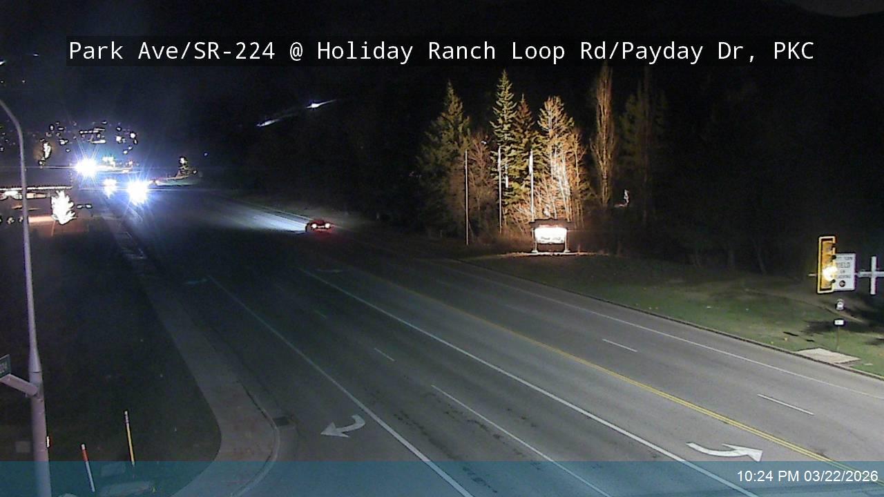 Park Ave / SR-224 @ Holiday Ranch Loop Rd / Payday Dr, PKC live webcam