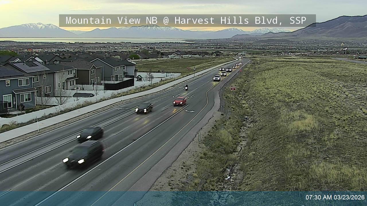 Mountain View / SR-85 NB @ Harvest Hills Blvd, SSP live webcam