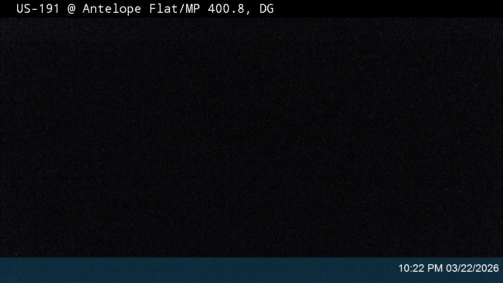 US-191 @ Antelope Flat / MP 400.8, DG live webcam