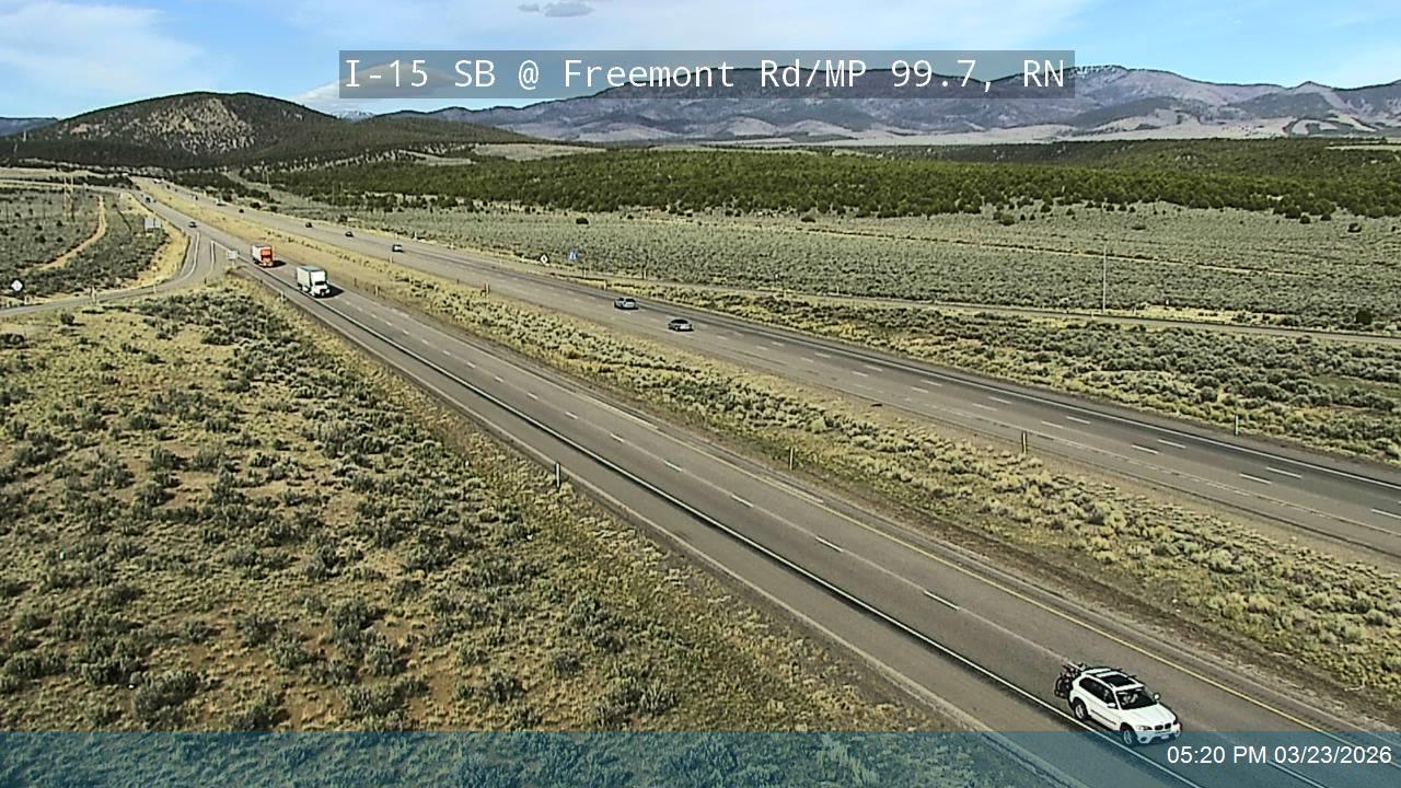 I-15 SB @ Freemont Rd / MP 99.7, RN live webcam