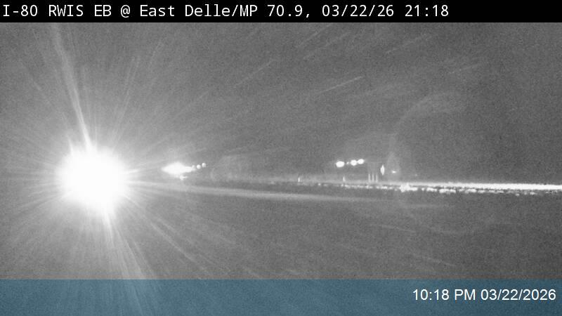 I-80 RWIS EB @ East Delle / MP 70.75, TE live webcam
