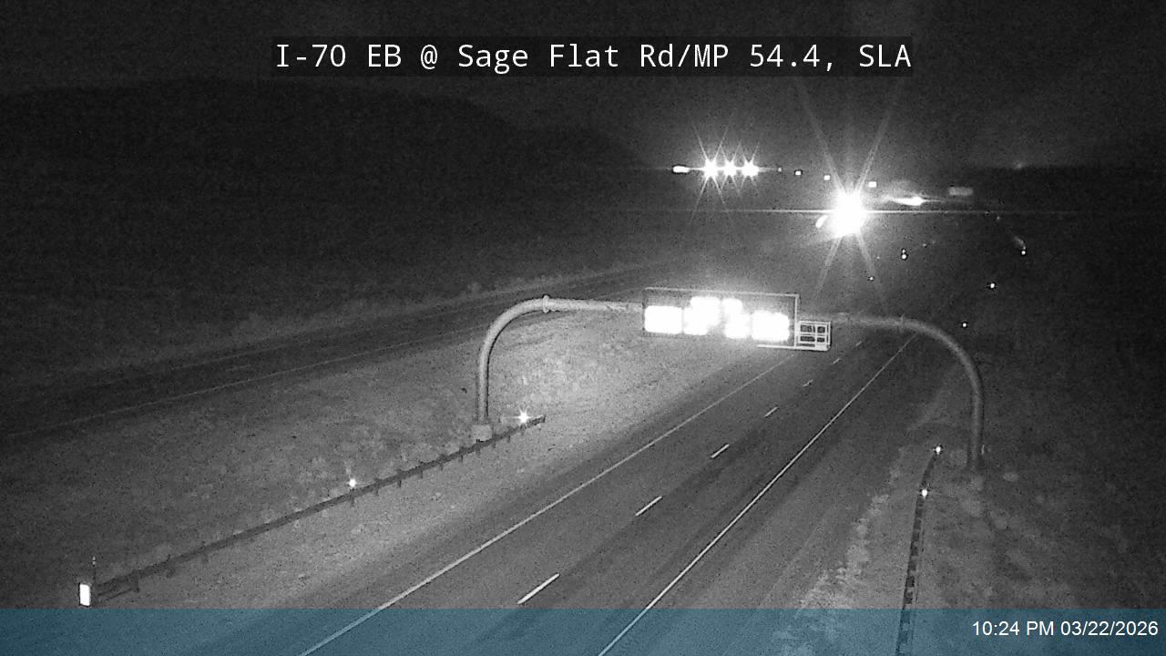 I-70 EB @ Sage Flat Rd / MP 54.4, SLA live webcam