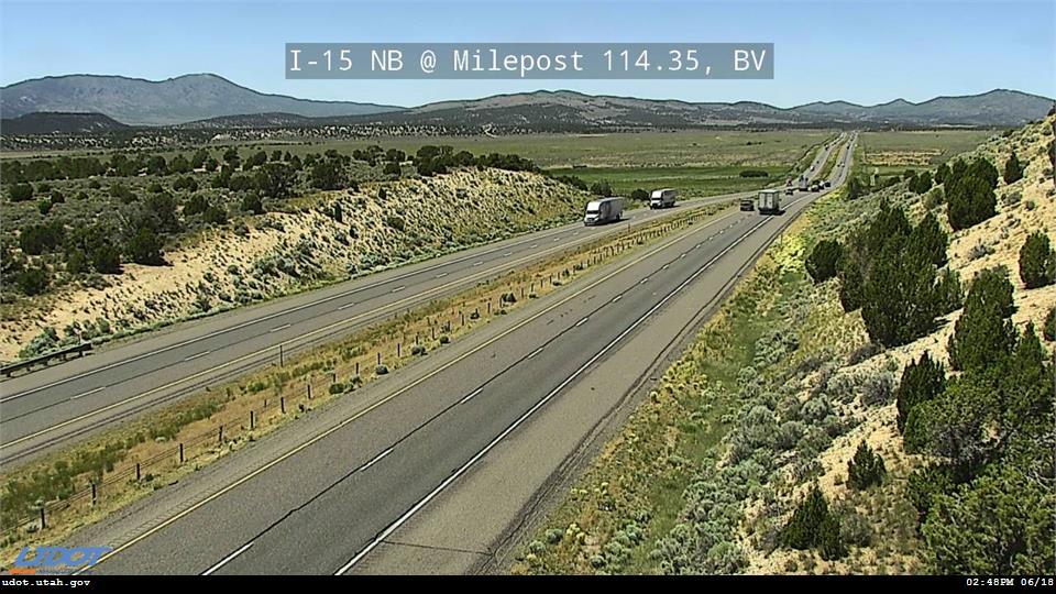 I-15 NB @ Milepost 114.35, BV