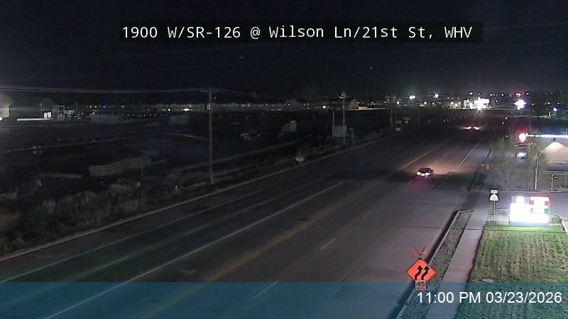 1900 W / SR-126 @ Wilson Ln / 21st St / SR-104, WHV live webcam