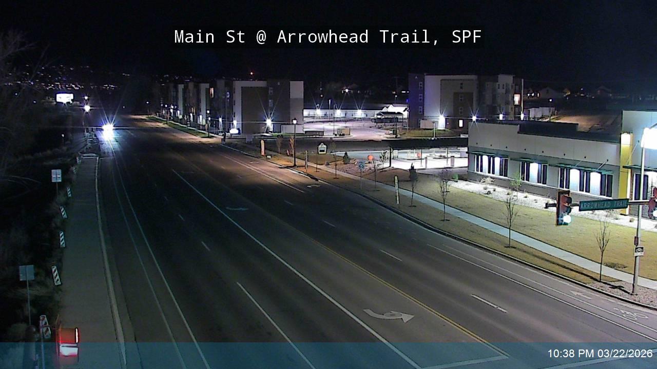 Main St / SR-198 @ Arrowhead Trail Rd / SR-164, SPF live webcam