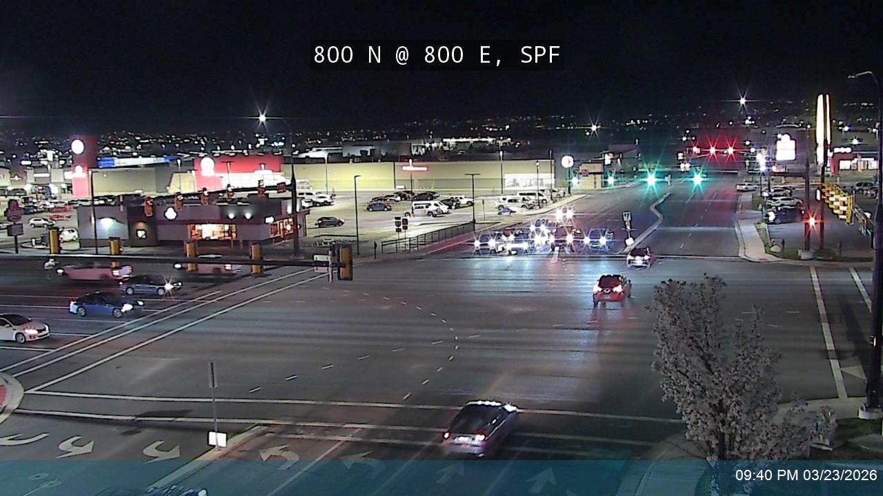 800 N @ 800 E, SPF live webcam