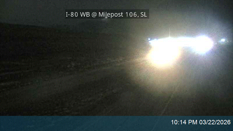 I-80 WB @ Milepost 106, SL live webcam