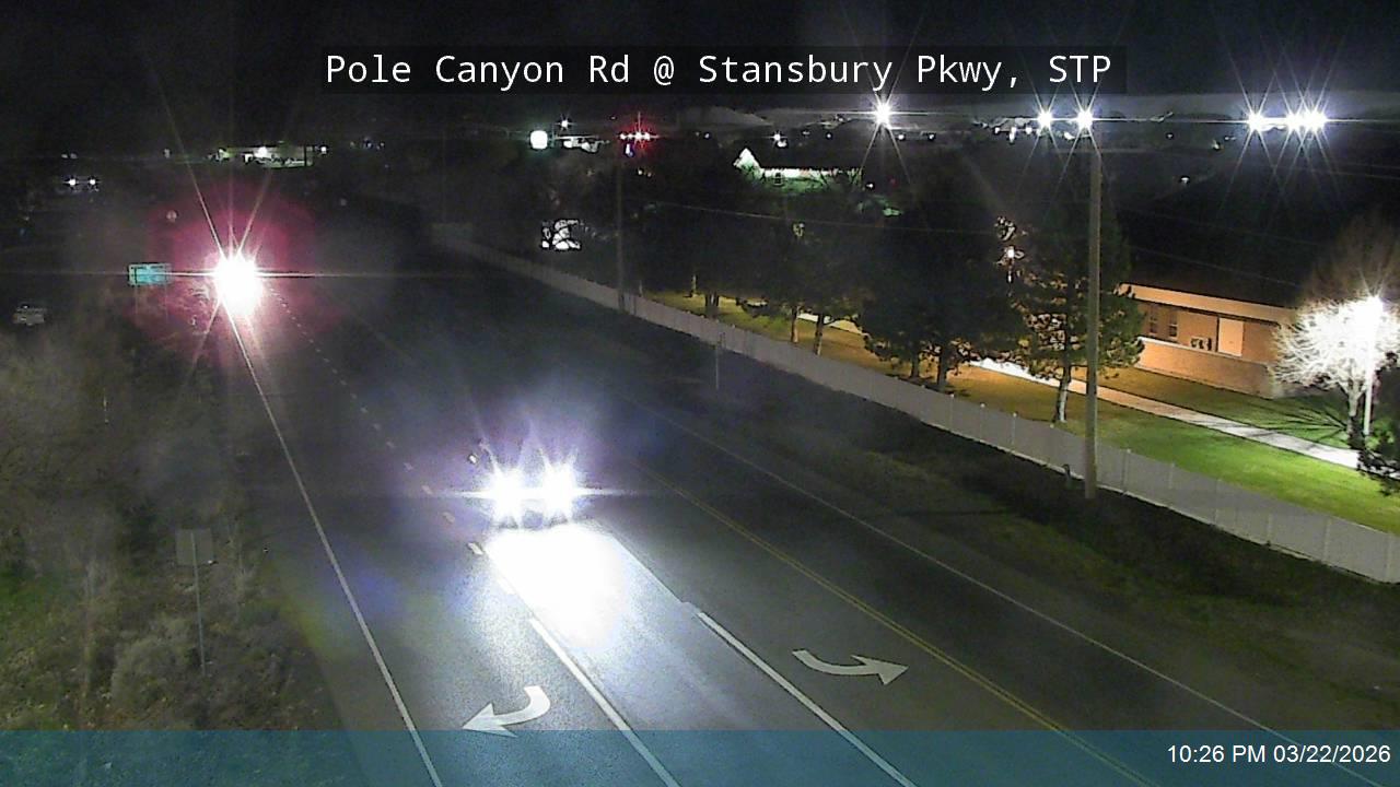 Pole Canyon Rd @ Stansbury Pkwy, STP live webcam