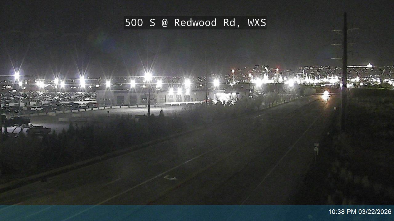 500 S @ Redwood Rd / SR-68, WXS live webcam