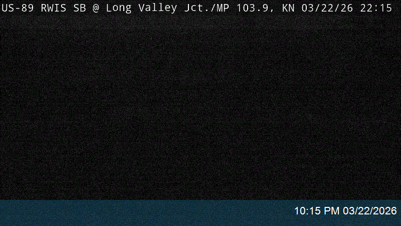 US-89 RWIS SB @ Long Valley Jct / MP 103.8, KN live webcam
