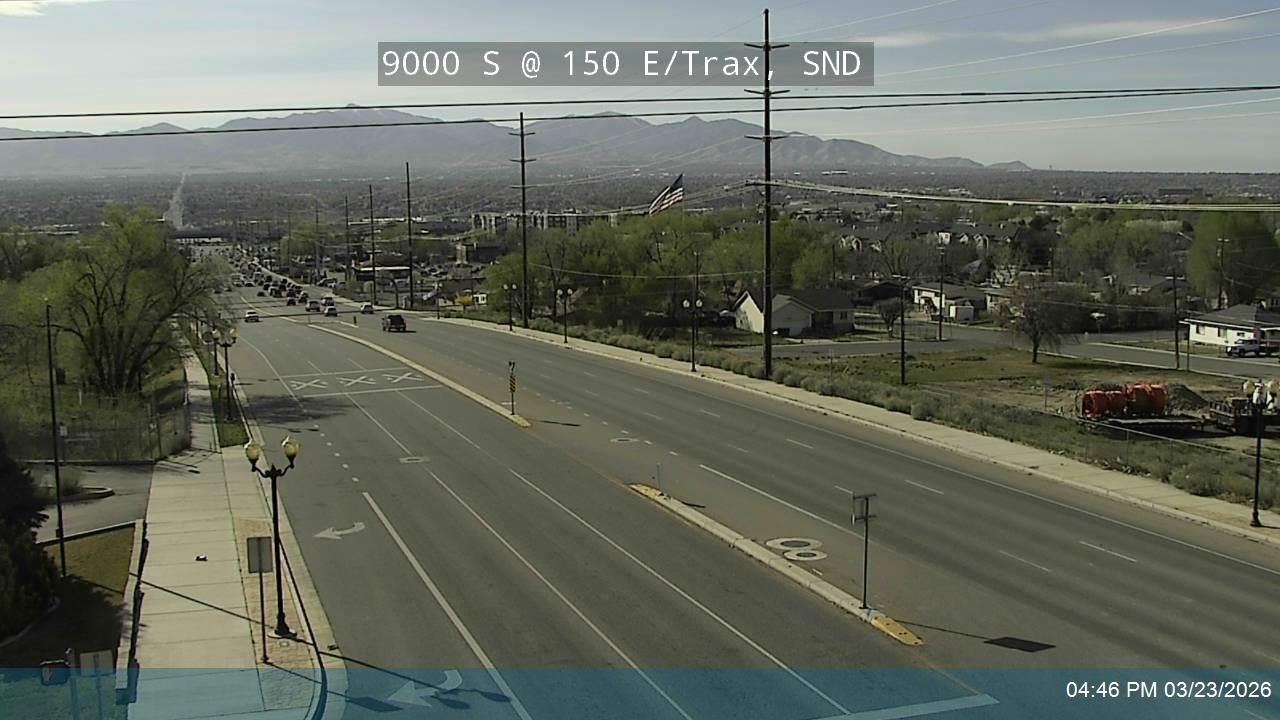9000 S / SR-209 @ 150 E / Trax, SND live webcam