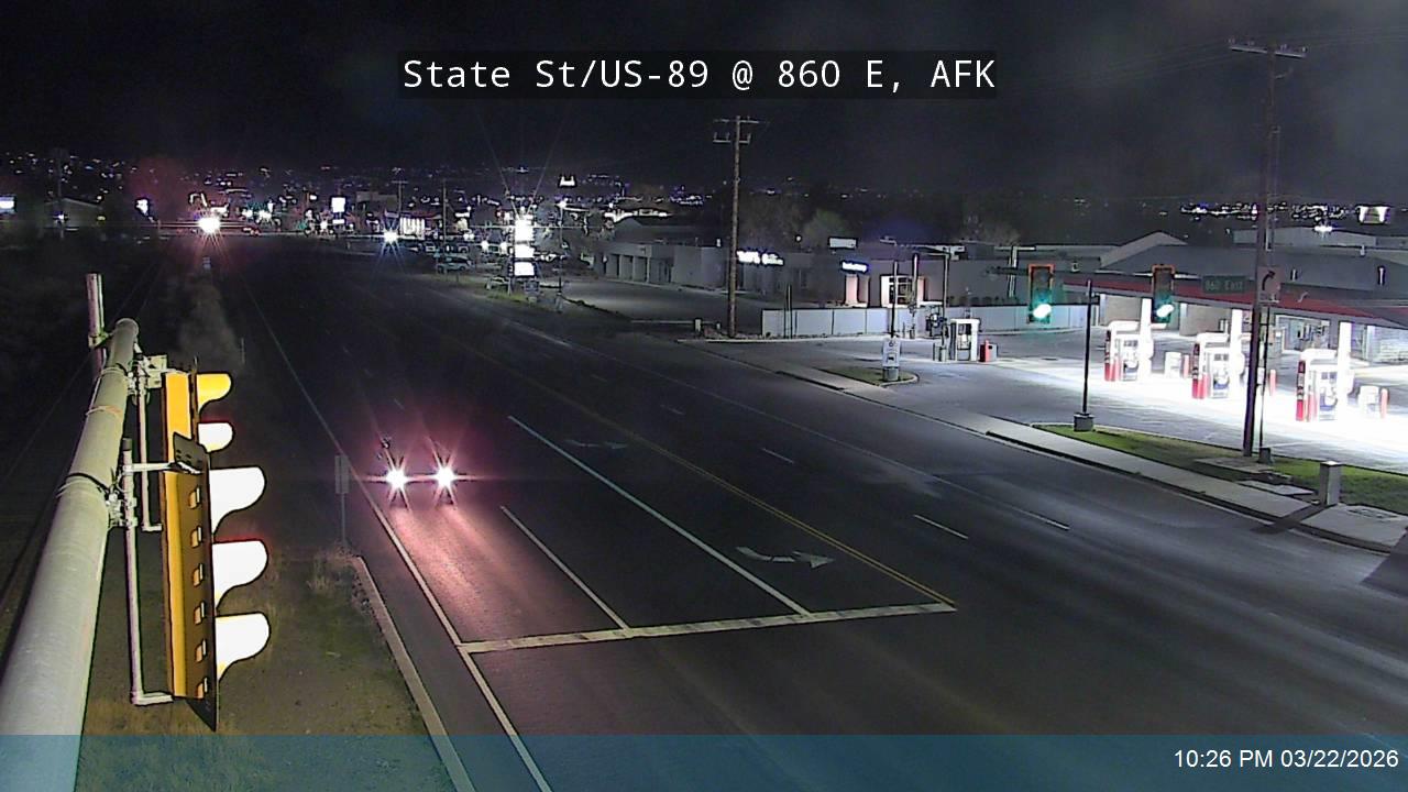 State St / US-89 @ 860 E, AFK live webcam