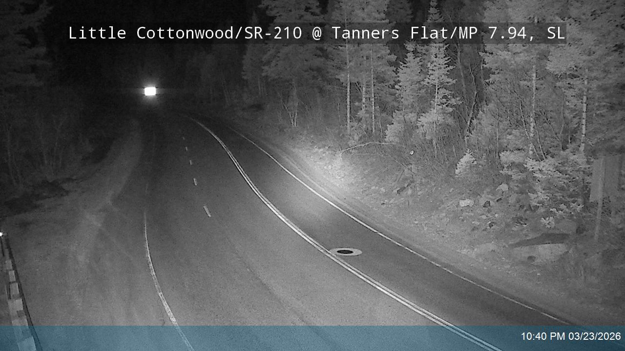Little Cottonwood Rd / SR-210 @ Tanners Flat / MP 7.94, SL live webcam