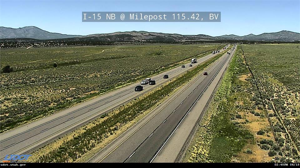 I-15 NB @ Milepost 115.42, BV