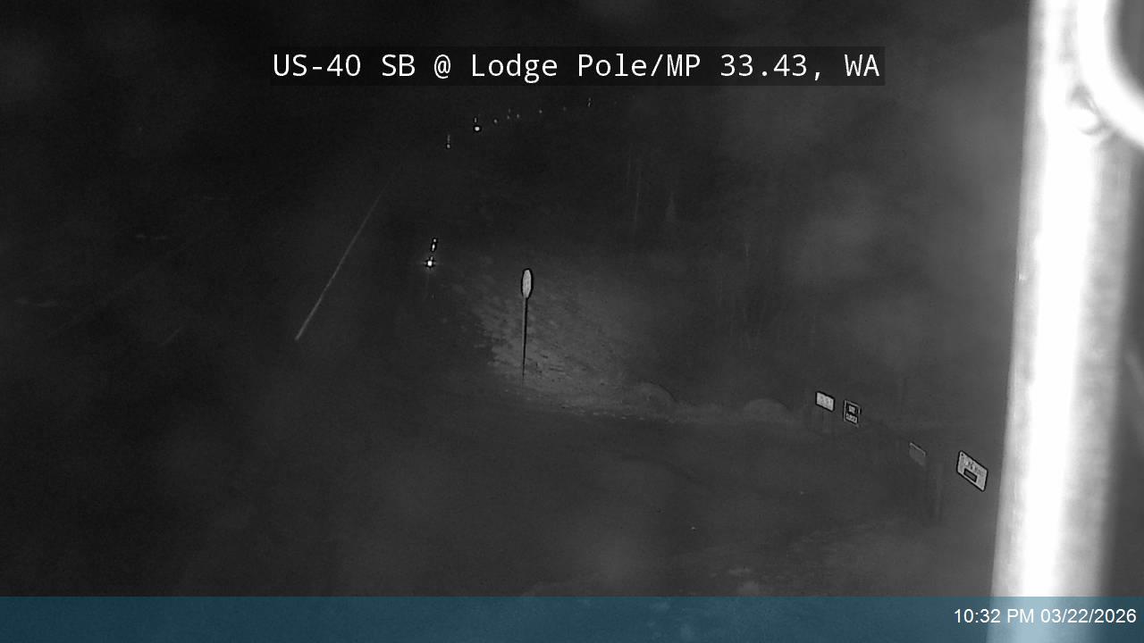 US-40 SB @ Lodge Pole / MP 33.43, WA live webcam