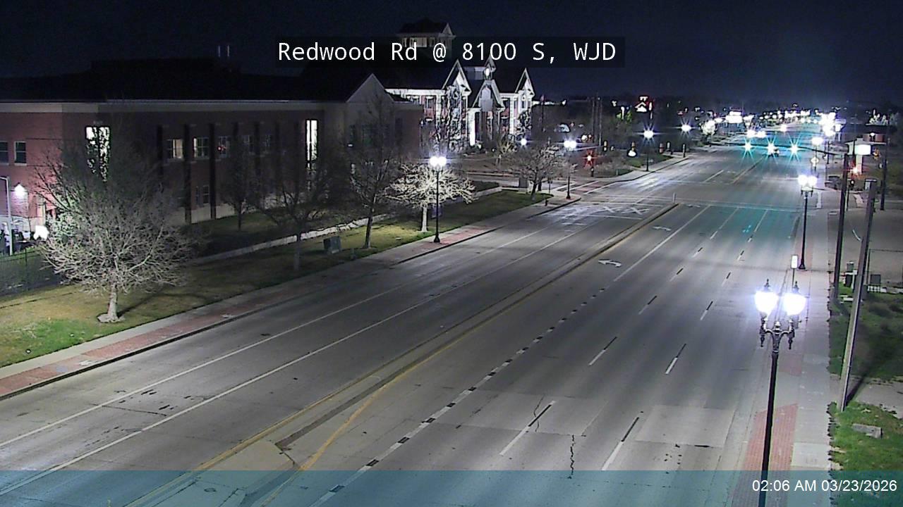 Redwood Rd / SR-68 @ 8100 S, WJD live webcam