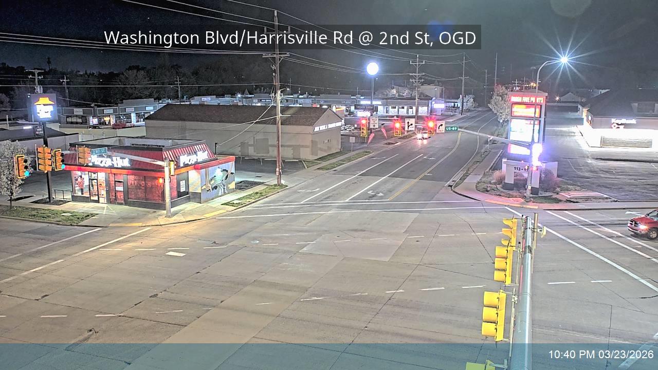 Washington Blvd / Harrisville Rd / US-89 @ 2nd St / Washington Blvd / SR-235, OGD live webcam