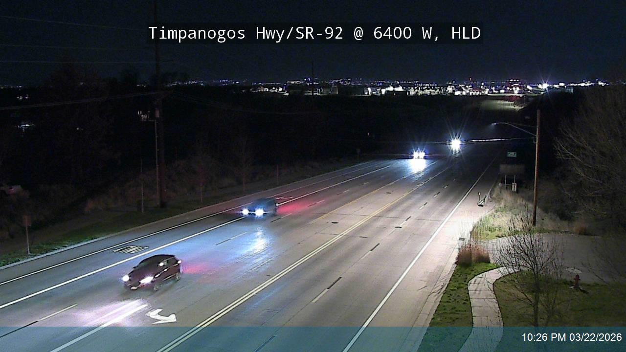 Timpanogos Hwy / 11000 N / SR-92 @ 6400 W, HLD live webcam