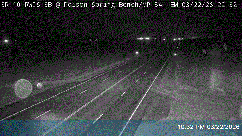 SR-10 RWIS SB @ Poison Spring Bench / MP 54.1, EM live webcam