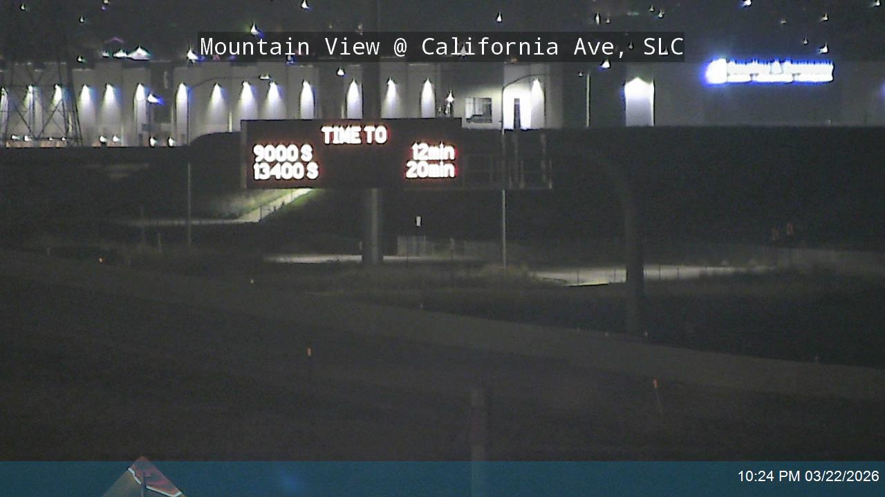 Mountain View / SR-85 NB @ California Ave / 1400 S, SLC live webcam