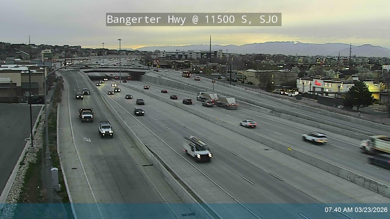 Bangerter Hwy / SR-154 @ 11500 S, SJO live webcam