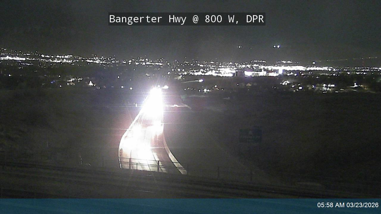 Bangerter Hwy / SR-154 @ 800 W / MP 1.86, DPR live webcam