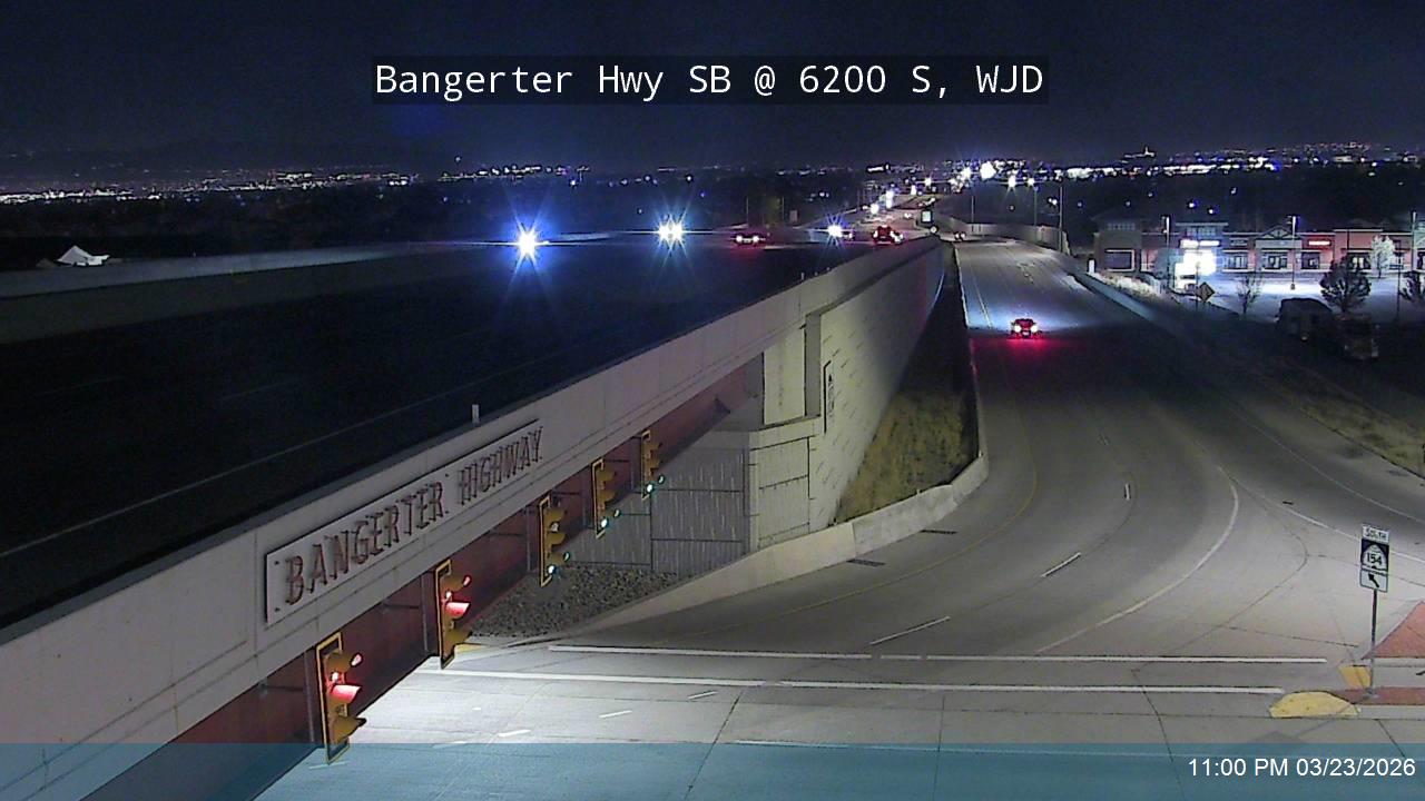 Bangerter Hwy / SR-154 SB @ 6200 S, WJD live webcam