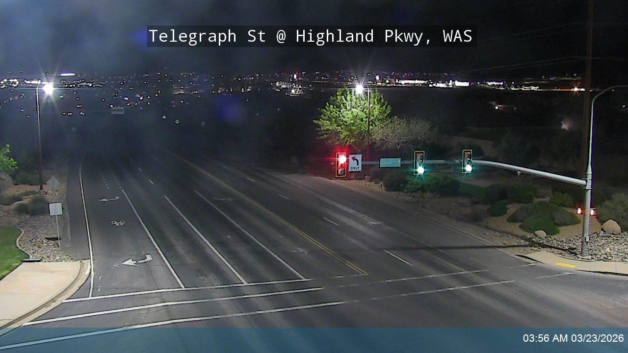 Telegraph St @ Highland Pkwy, WAS live webcam