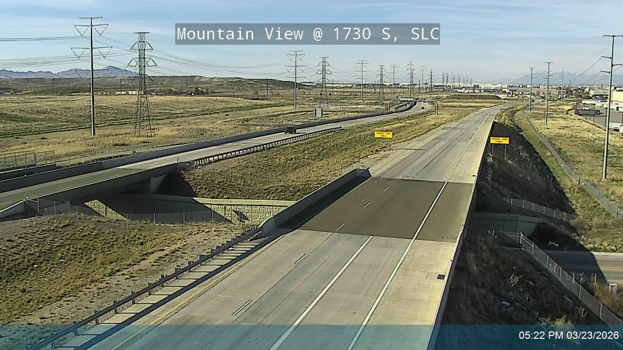 Mountain View / SR-85 NB @ 1730 S, SLC live webcam