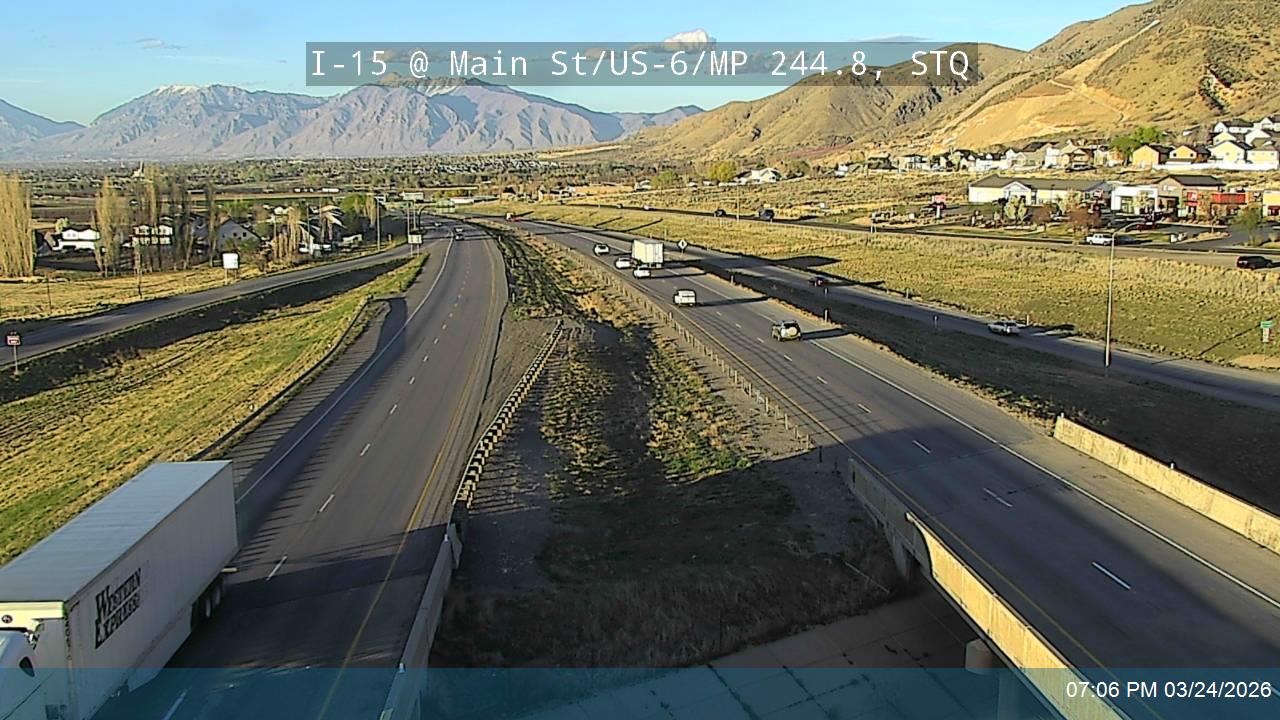 I-15 @ Main St / US-6 / MP 244.8, STQ live webcam