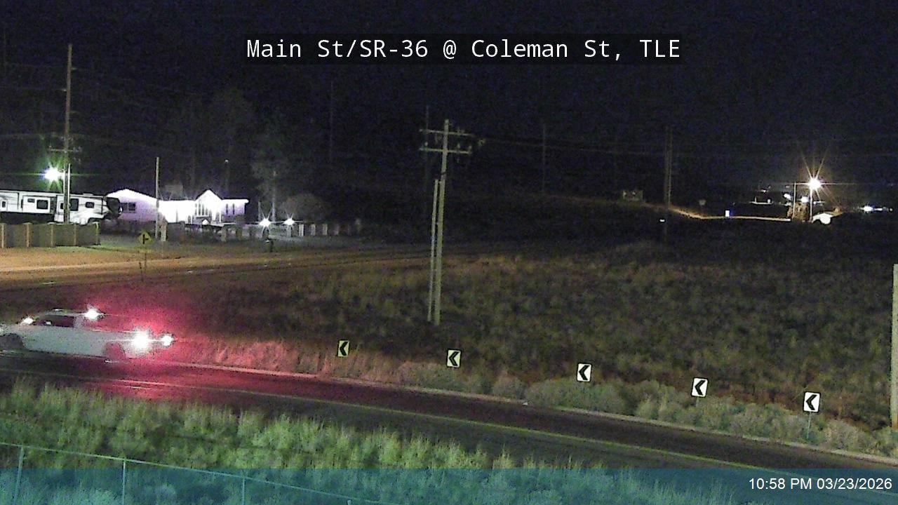 Main St / SR-36 @ Tooele Shed / Coleman St / MP 52.63, TLE live webcam