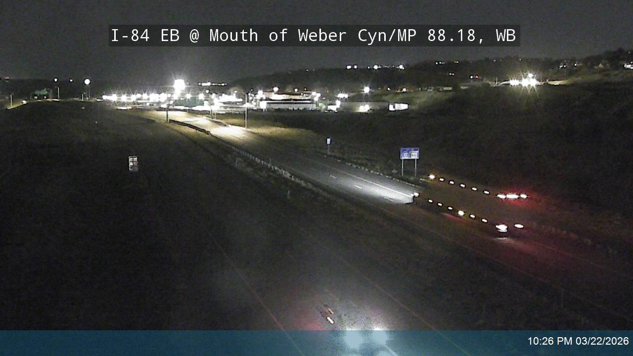 I-84 EB @ Mouth of Weber Cyn / MP 88.18, WB live webcam