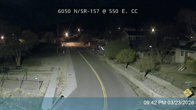 6050 N / SR-157 @ 550 E / MP 4.85, CC live webcam