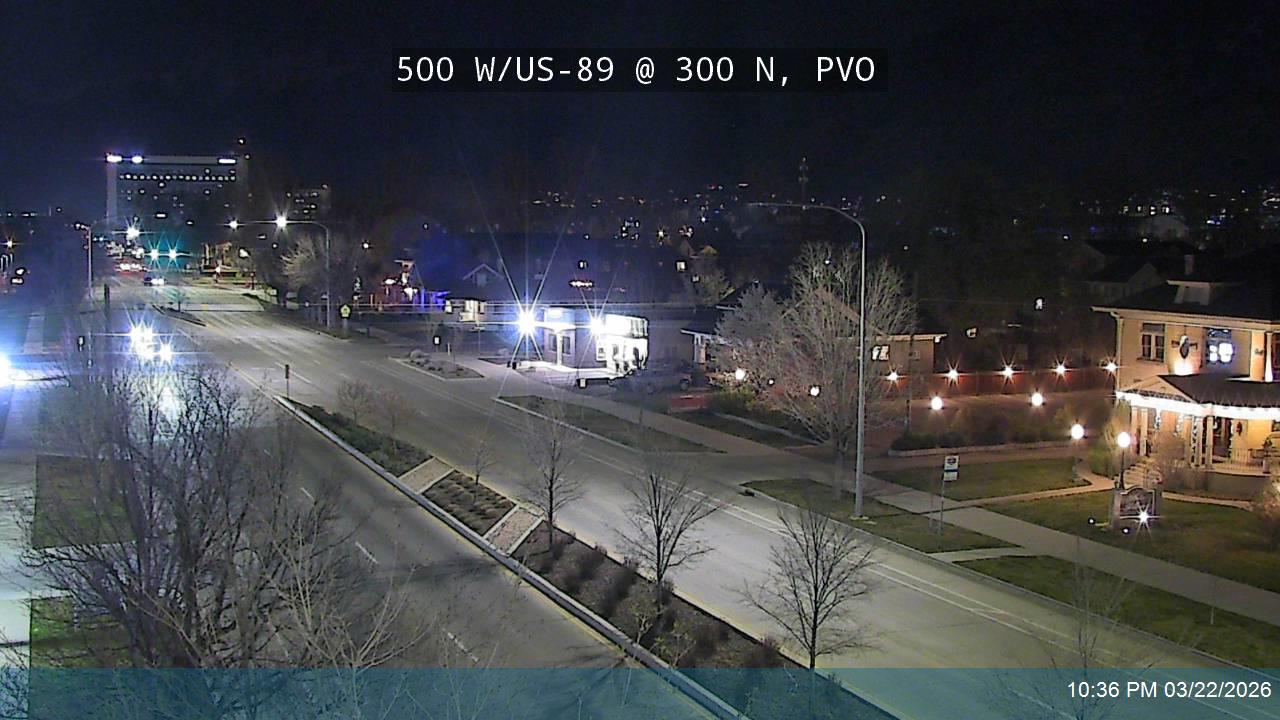 500 W / US-89 @ 300 N, PVO live webcam
