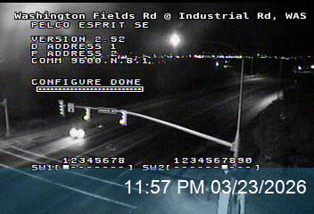 Washington Fields Rd @ Industrial Rd, WAS live webcam