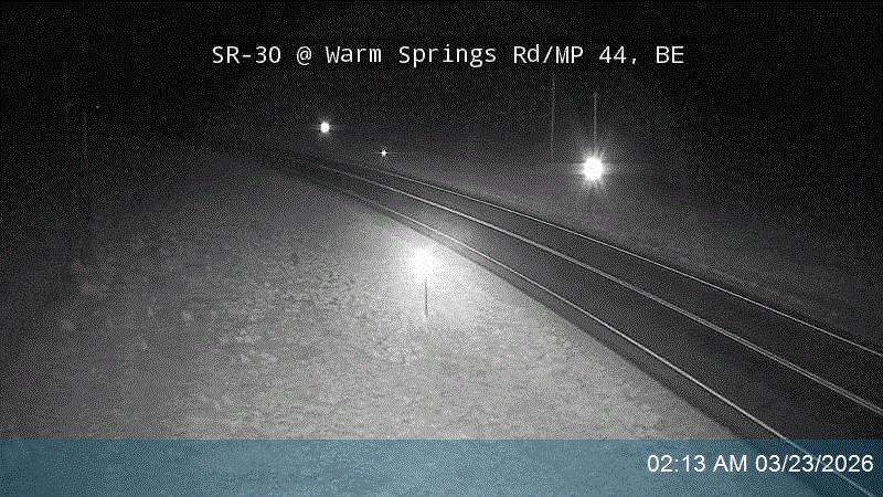 SR-30 @ Warm Springs Rd / MP 44, BE live webcam