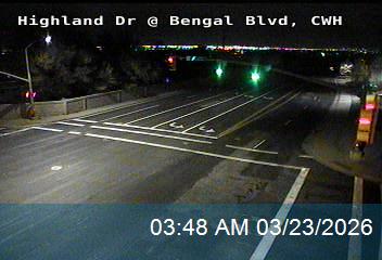 Highland Dr / 2000 E @ Bengal Blvd / Parkridge Dr, CWH live webcam